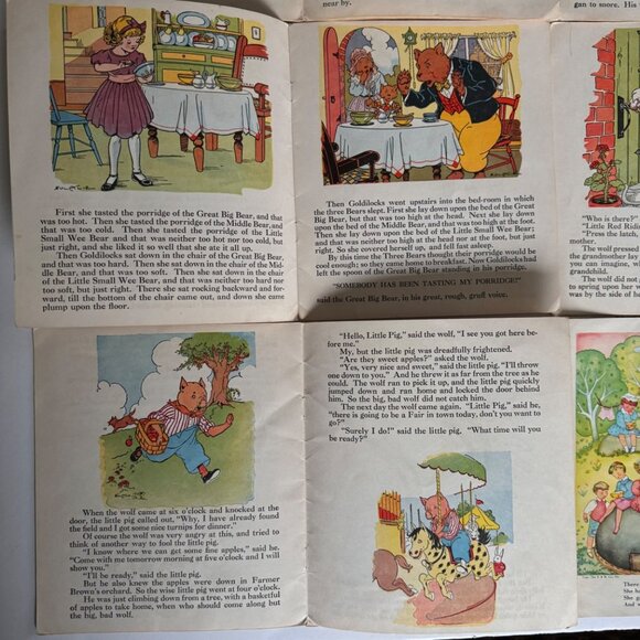 Vtg 1930s Platt & Munk Childrens 17 Book Set Classic Fairy Tales Nursery Rhymes - Picture 10 of 15